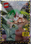 LEGO Jurassic World Raptor with Nest Foil Pack Set 122221 (Bagged)