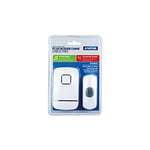 STATUS Wireless Door Bell White | Waterproof Ring Door Chime | 150 Meters Range with 32 Melodies | SPDCCFB3