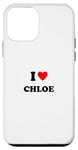iPhone 12 mini First name « I Heart Chloe I Love Chloe » Case