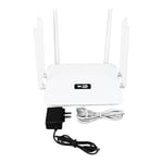 Routeur WiFi intelligent 300M routeur Internet sans fil double bande haute vitesse avec 1 Port WAN 4 Ports LAN 6 antennes prise am&eacute;ricaine 100-240V