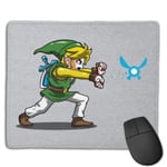 Hadoulink Legend of Zelda Hadouken Street Fighter Customized Designs Non-Slip Rubber Base Gaming Mouse Pads for Mac,22cm×18cm， Pc, Computers. Ideal for Working Or Game