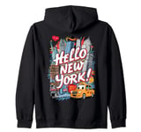 Cool New York , NYC souvenir NY Iconic, Proud New Yorker Zip Hoodie