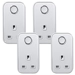 Hive Active Smart Plug with Signal Booster Feature, 4 Pack , White
