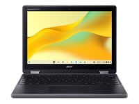 Acer Chromebook Spin 512 R857t-Tco - Flipputformning - Intel N-Series - N150 / Upp Till 3.6 Ghz - Chrome Os - Intel Graphics - 8 Gb Ram - 64 Gb Emmc - 12.2" Ips Pekskärm 1920 X 1200 - Wi-Fi 6E, Bluetooth - Svart - Kbd: Nordisk