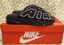 Nike Air More Uptempo Max Bubble Slides Sliders Sandals Black White DV2132 001
