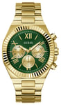 Guess GW0703G2 Men's Equity (44mm) Green Dial / Gold-Tone Watch