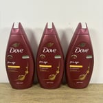 3 x Dove Pro Age Body Wash 450ml Sulfate-free Rich Nourishment for Mature Skin