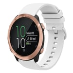 Garmin Forerunner 645 Music Watch-rem i silikon, 20mm - Hvit