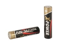 ANSMANN 5015653 AAA Size Batteries [Pack of 4] Long Lasting Alkaline Disposable AAA Type 1.5V X-POWER Battery For Cordless Phone Handsets, Toys, Digital Cameras, Remote Controls & Game Consoles