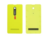 Genuine Nokia Asha 210 Yellow Battery Cover - 02503F4