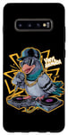 Galaxy S10+ Hip Hop Pigeon DJ With Cool Sunglasses and Headphones Case