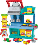 Play-Doh Kitchen Creations Busy Chef'sRestaurant Playset,2-Sided Kitchen Playse