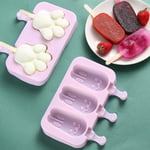 Silicone Ice Cream Mold Popsicle Cartoon Maker Homemade Diy 4