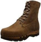 Woody Men's Pascal Ankle Boot, Greased Leather Tobacco, 10.5 UK