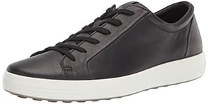 ECCO Men’s 470364 Soft 7 Sneaker, BLACK, 6 UK
