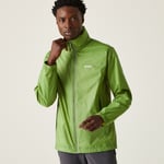 Regatta Men's Lightweight Lyle IV Waterproof Packaway Jacket Piquant Green Citron Lime, Size: L