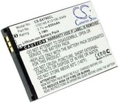 Kompatibelt med Siemens Gigaset SL750, 3.6V (3.7V), 830 mAh