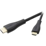 SPEAKA PROFESSIONAL HDMI Câble de raccordement 1.50 m SP-9005356 canal de retour audio, contacts dorés noir [1x HDMI mâ