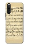 Vintage Music Sheet Case Cover For Sony Xperia 10 III