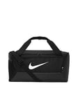 Nike Train Brasilia Small Duffel Bag, Black/White, Men