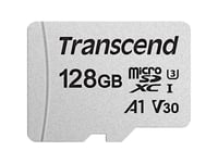 Transcend 300S, 128 Gb, Microsdxc, Klass 10, Nand, 95 Mb/S, 40 Mb/S