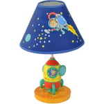 Teamson Kids - Lampe enfant Outer Space chevet bureau veilleuse chambre bébé garçon TD-12335AE - Bleu