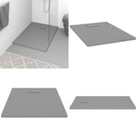 Duschkar SMC grå 100x70 cm - Duschkar - Dusch Kar - Home & Living