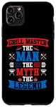 iPhone 11 Pro Max Grill Master BBQ Master Grilling Dad Father's Day July 4th Case