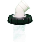 Tvättad nylon IBC-filter med lock IBC regntank 1000 liter 163 mm nålfilt