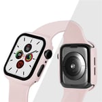 Case Screen Protector For Apple Watch Series SE 6 5 4 40mm Pink Sand