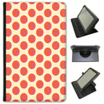 Fancy A Snuggle Cascading Wave In Circles Pattern Universal Faux Leather Case Cover/Folio for the Samsung Galaxy Tab A 10.1 inch