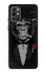 Funny Gangster Mafia Monkey Case Cover For OnePlus 9R