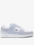 Lacoste Court Cage Trainers - Light Blue/white, Blue, Size 8, Women