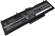 Batteri 4F5YV för Dell, 11.4V, 7300 mAh