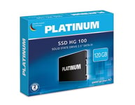 Platinum "HG-100 Disque Dur SSD Interne 6,4 cm (2,5) pour Ordinateur Portable, Ordinateur Portable et PC, SATA III HG-100 120 Go