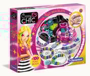 Clementoni Crazy Chic, Kit För Tillverkning Av Armband För Barn, 7 År, Blandade Färger, 100 Styck