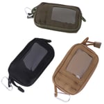 1pc Tactical Wallet Card Bag Waterproof Key Holder Waist Ba Green