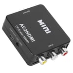 PUSOKEI AV to HDMI Converter, AV to HDMI Converter,1080P Mini RCA Video Audio Converter Adapter, plug and play, support PAL NTSC3.58 NTSC4.43 PAL/M