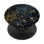 Art de la nuit étoilée, modèle sans couture de galaxie de PopSockets PopGrip Interchangeable