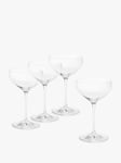 John Lewis Sip Champagne Saucer Cocktail Glass, Set of 4, 310ml, Clear