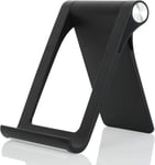 Cell Phone Stand-Phone Dock: Cradle, Holder, Stand for Office Desk, Multi-Angle Adjustable Desk Compatible with iPhone 13 12 Mini 11 Pro Xs Xs Max Xr X 8 7 6 6s Plus, All Android Smartphones (BLACK)