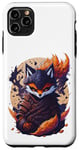 iPhone 11 Pro Max Japanese Fox intelligent Samurai Ninja Moon Fire Fighting Case