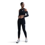 Nike Fast Mid-Rise 7/8 Tights Dam - Svart, Långa tights för komfort och prestanda, Stl. L - Perfekta för löpning