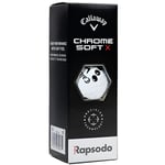 Callaway Rapsodo Chrome Soft X RPT 3-pack: