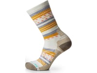 Smartwool W's Hike Light Cushion Margarita Crew Socks, 100 | Natural, S