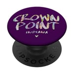 Crown Point Indiana - Logo aquarelle Crown Point PopSockets PopGrip Interchangeable