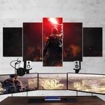 TOPRUN Tom Clancy’s The Division Paintings on canvas wall art 5 panel Modern Decoration Print Decor For Living room Bedroom Home Framed XXL 150X80cm