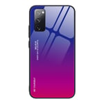 TOPOFU Case for Oppo Find X3 Neo,Colorful Gradient Transparent Ultra Thin PC Back & TPU Bumper Four Corners Drop Resistance Clear Cover Shockproof Case for Oppo Find X3 Neo-4