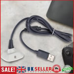 USB Play Charging Charger Cable Cord for XBOX 360 Wireless Controller GB