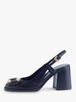 See By Chloé Chany Slingback Block Heel Court Shoes, Black